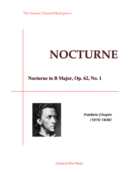 Chopin - Nocturne in B Major, Op. 62, No. 1 (Arr. MPS) - F.Chopin (Piano Solo)