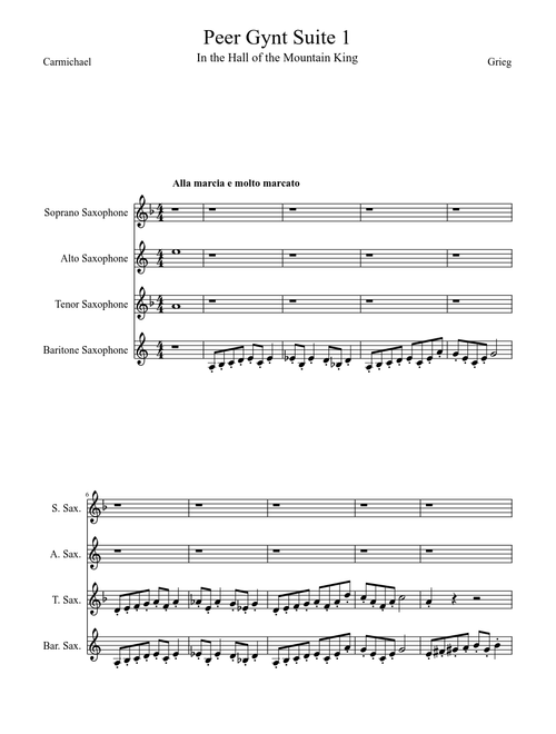 Peer Gynt in the hall of the mountain king