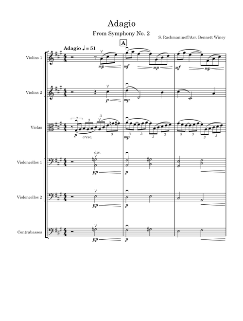 "Adagio" From Rachmaninoff's Symphony No. 2