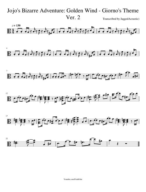 Girono's Theme Viola