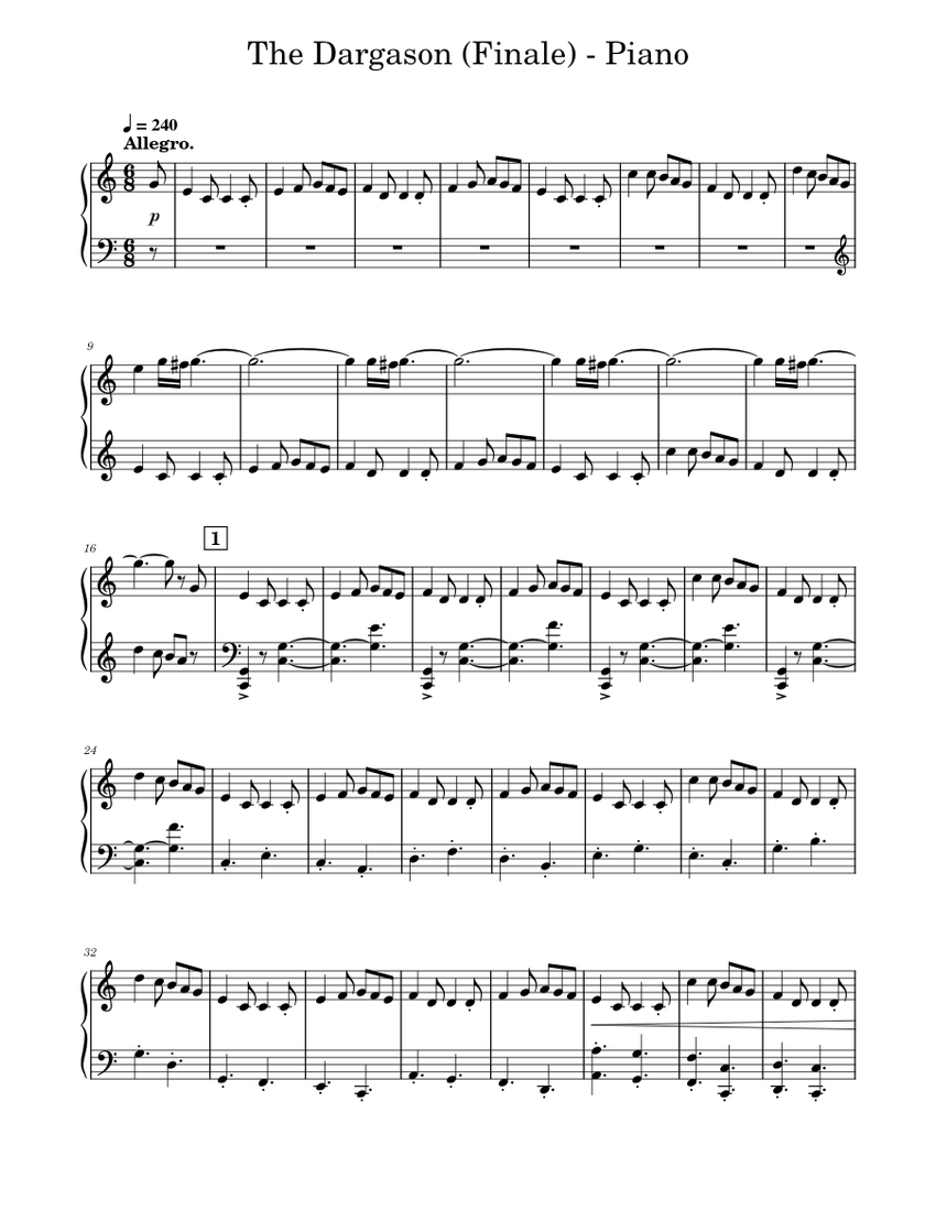 St Paul s Suite IV Finale Arr Piano Solo Sheet Music For Piano St paul s suite iv finale arr piano solo sheet music for piano