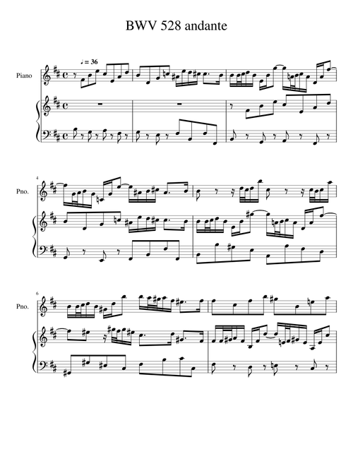 BWV 528 andante