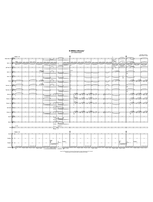 A Million Dreams (Arr. P Johnson) - Pink (Brass Band)