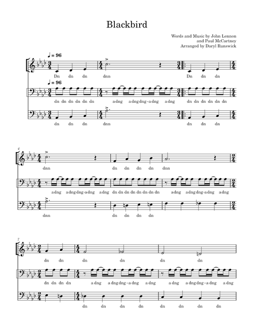 Blackbird – The Beatles