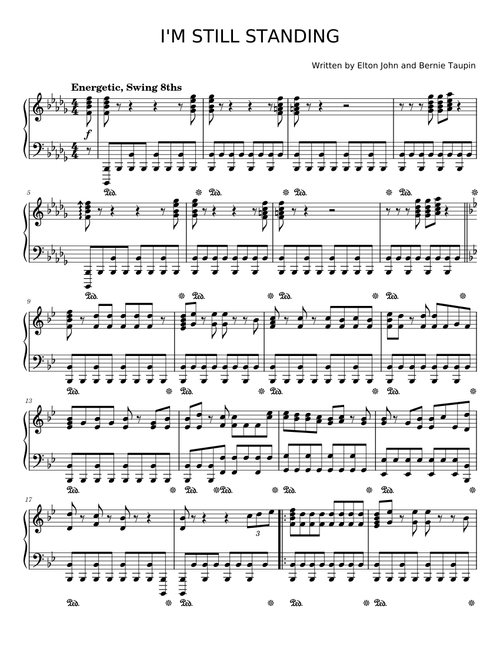 I'm still standing – Elton John Im Still Standing - Elton John