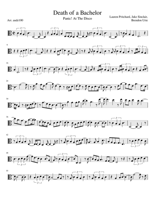 Death Of A Bachelor - Viola
