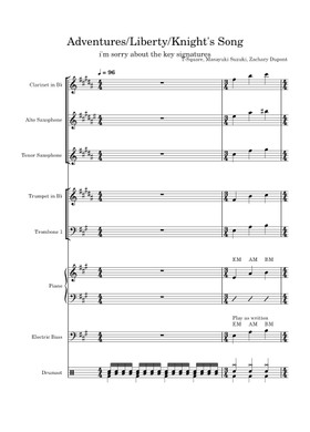 Free Adventures by T-Square sheet music | Download PDF or print on