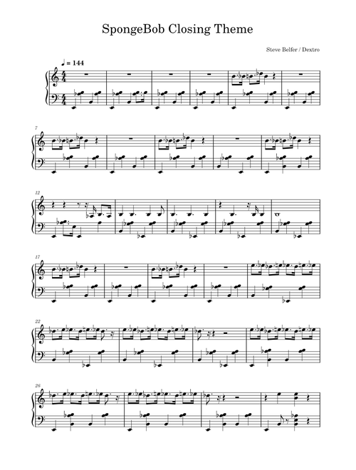 SpongeBob Closing Theme