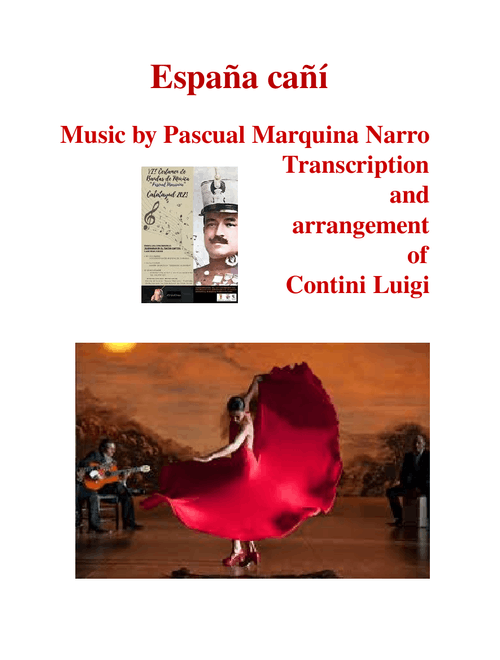 ESPANA CANI - Arranged by Contini Luigi
