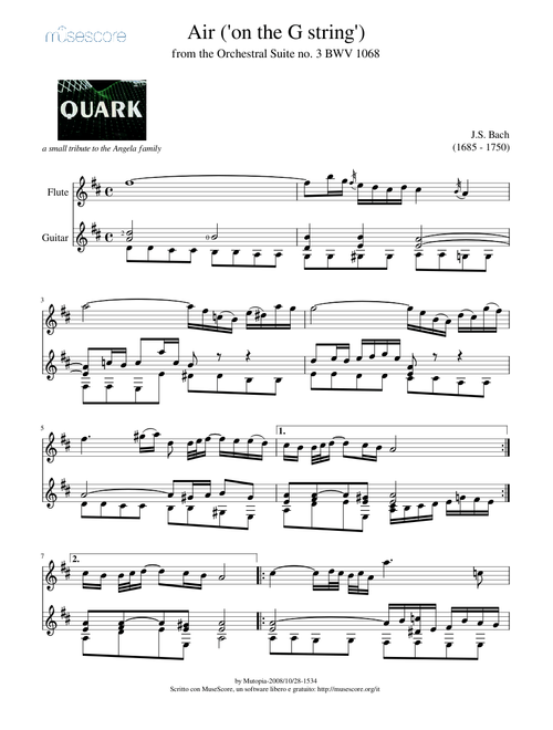 Air ('on the G string')