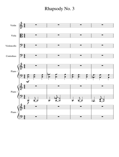 Rhapsody No. 3