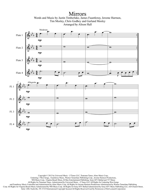Mirrors (Arr. Alison Hall) - Justin Timberlake (Woodwind Ensemble)