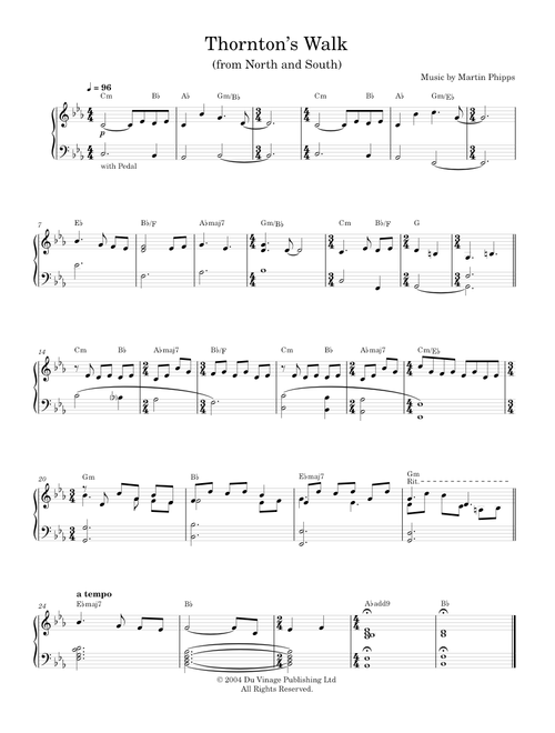Thornton's Walk - Martin Phipps (Piano Solo)