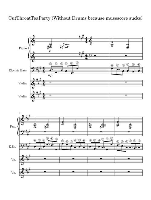 CUT-THROAT TEA PARTY - FORSAKEN OC FANTRACK – Oryni