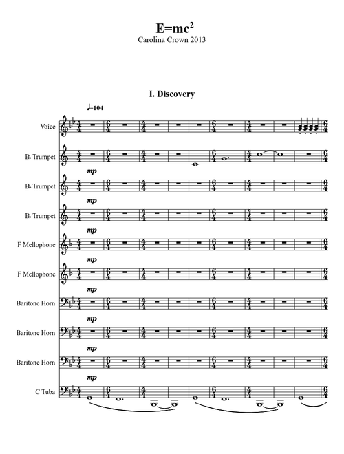 Carolina Crown 2013 - E=mc2
