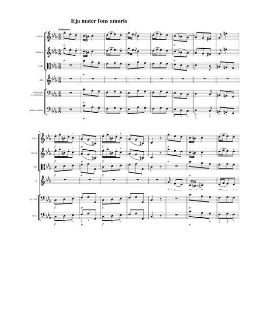 Stabat Mater in F Minor, P.77: Eja mater fons amoris, By G. B. Pergolesi