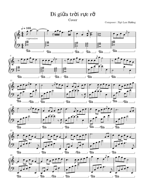 Đi giữa trời rực rỡ cover