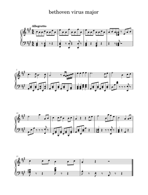 bethoven virous major
