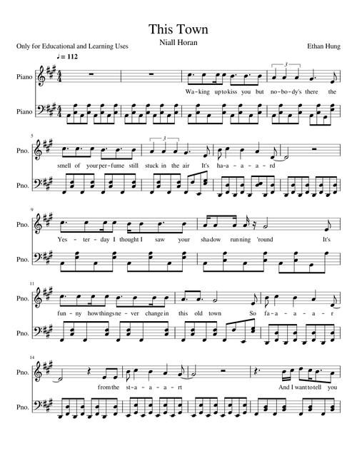 This Town Niall Horan