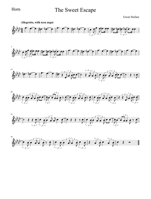 The Sweet Escape Horn