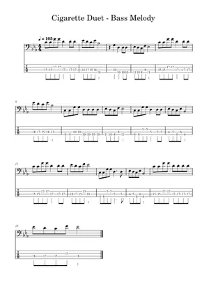 cigarette duet piano Cigarette Duet Sheet Music for Piano (Solo) easy cigarette duet piano Cigarette Duet Sheet Music for Piano (Solo) easy