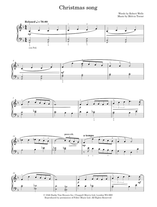 Christmas Song (Solo)