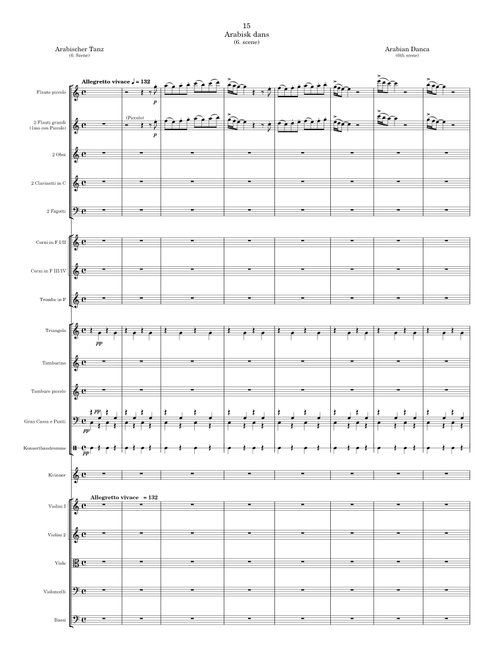 Peer Gynt Grieg , Op 23-15. Arabisk dans