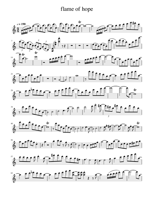 Morfonica - flame of hope (Violin)