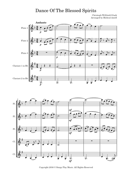 Dance of the Blessed Spirits – Christoph Willibald Gluck