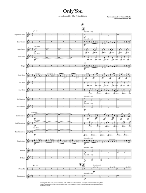 Only You (Arr. Andrew Hill) - Vince Clarke (Brass Band)