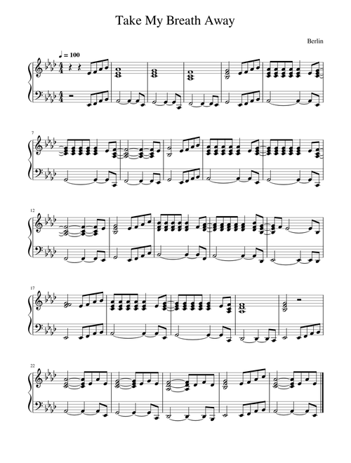 Take My Breath Away - Berlin