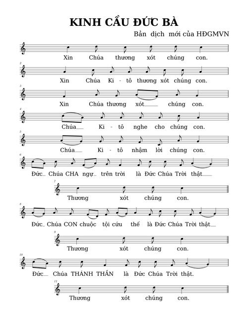 KINH CẦU ĐỨC BÀ – Loc Teresa