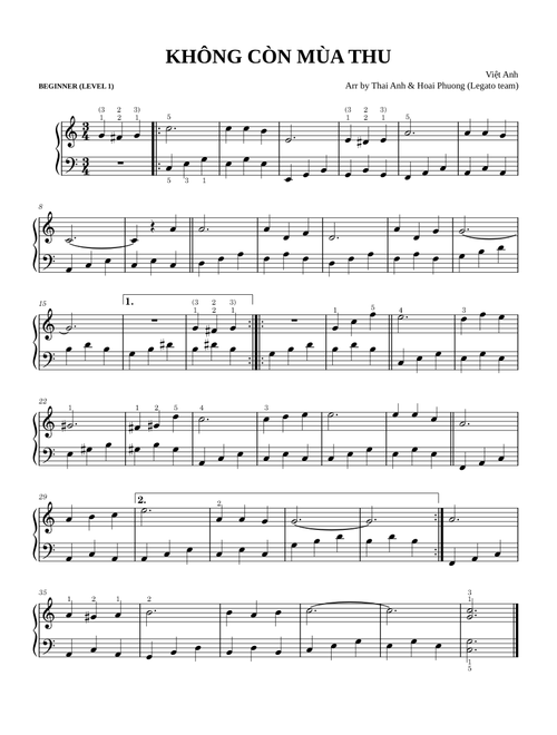 Không còn mùa thu – Việt Anh