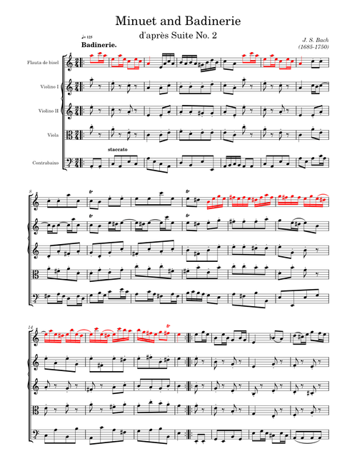 Badinerie - Bach Recorder Frases