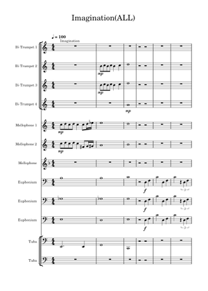 Pure Imagination - Trumpet Sheet Music for Trumpet in b-flat (Solo