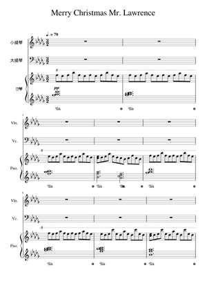 Merry Christmas Mr. Lawrence – Ryuichi Sakamoto Sheet Music for
