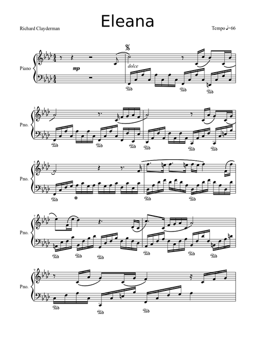 richard clayderman - eleana