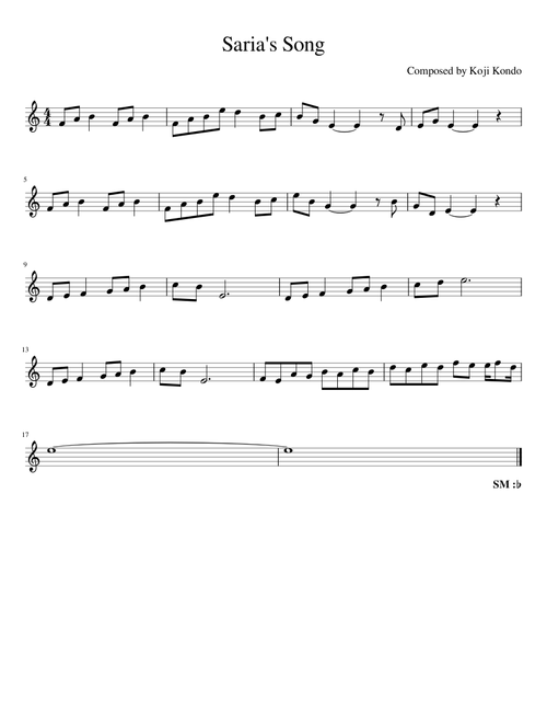 Saria's Song