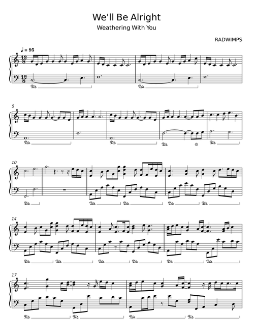 We'll be alright - RADWIMPS