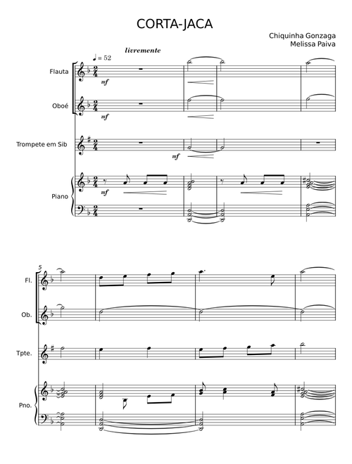Corta Jaca (Gaúcho) - Chiquinha Gonzaga