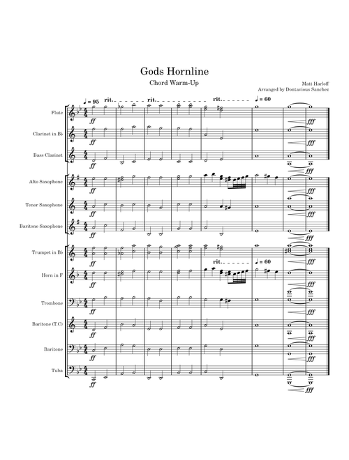 Gods Hornline (Full Band)
