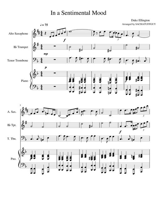 In a Sentimental Mood
