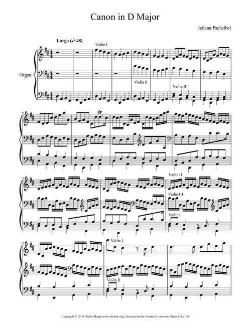 Canon in D Major