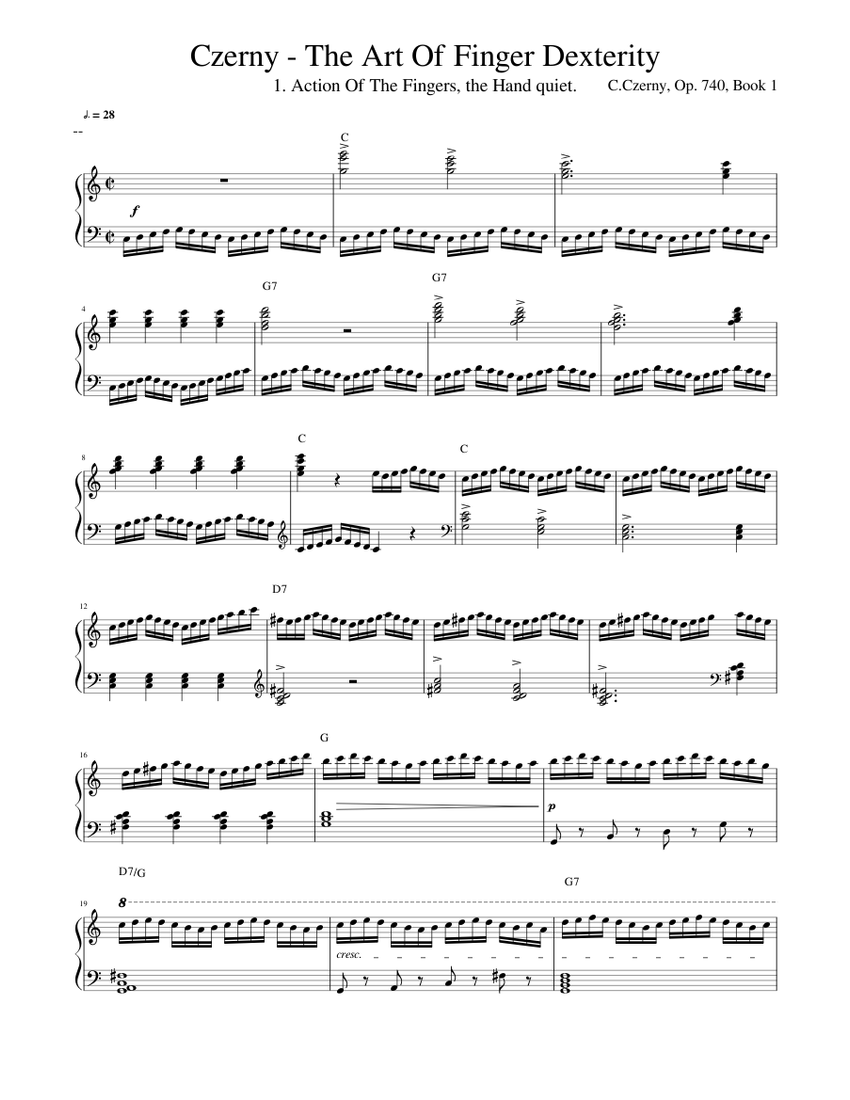 The art of piano fingering online
