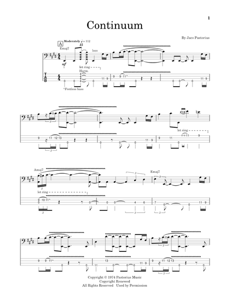 Discover Jaco Pastorius Omnibook For Bass Clef Instruments by jaco