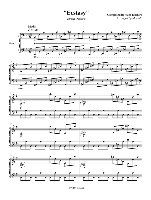 Ecstasy - Etrian Odyssey