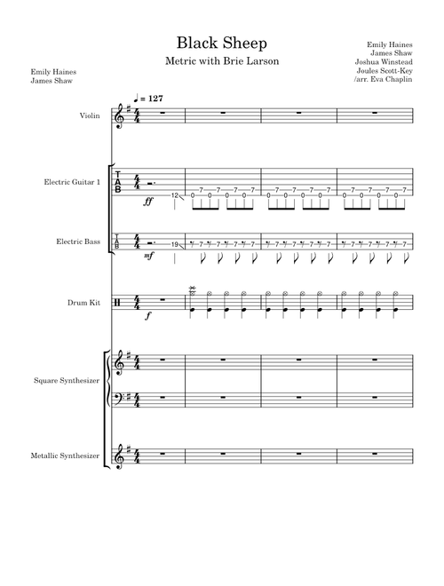 Black sheep – Metric