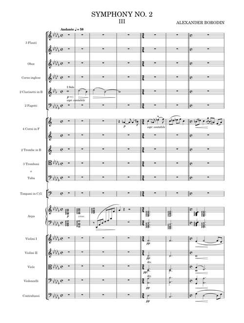 Symphony No.2 – III. Andante - Aleksandr Borodin