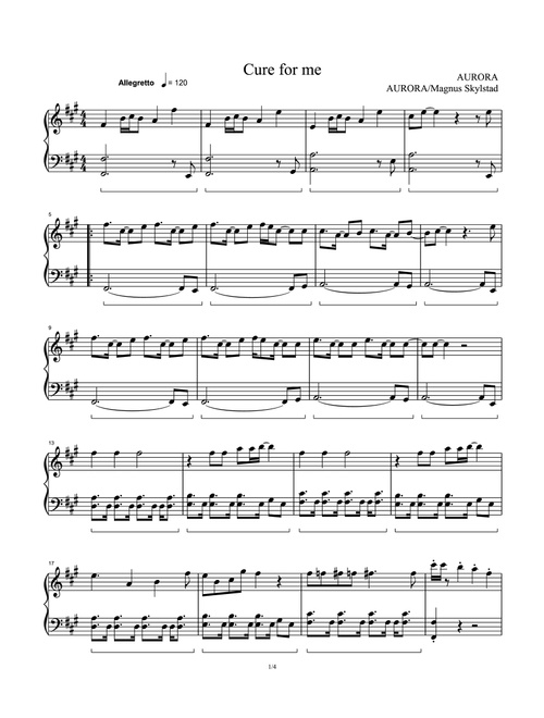 Cure For Me (Arr. Aurora Aksnes) - Magnus Skylstad (Piano Solo)