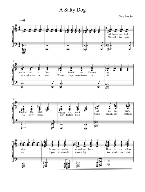 A Salty Dog - Procol Harum